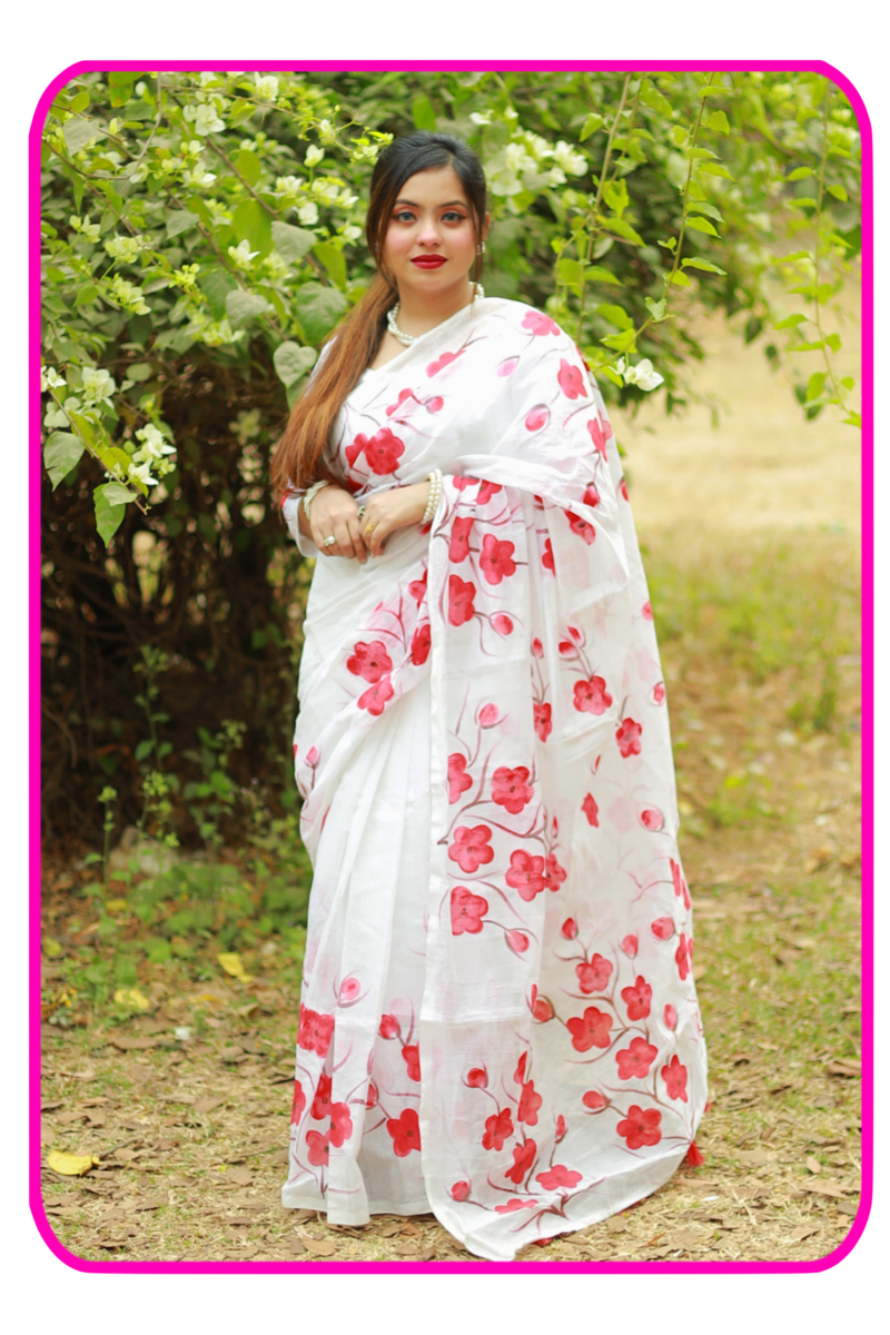 লাল মাধুরী শাড়ি (Copy)